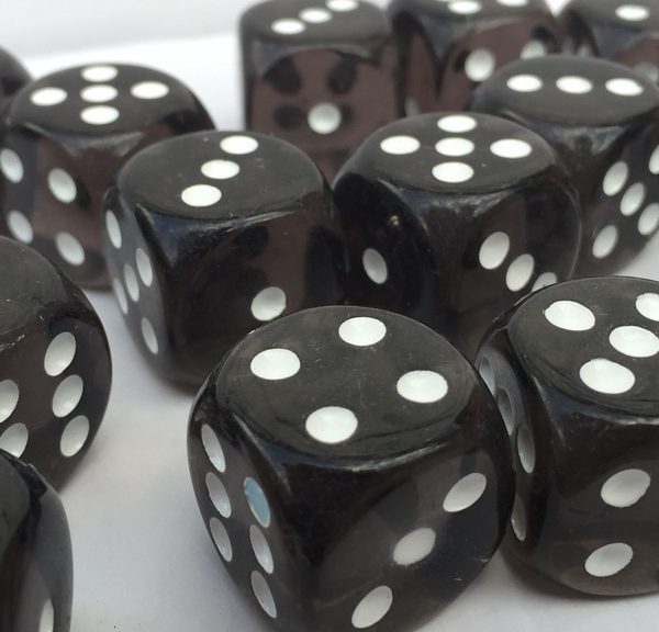 Black 19mm (Large) Standard Dice